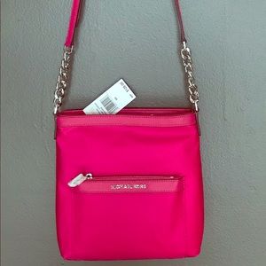 Michael Kors “Morgan” Messenger Bag, Ultra Pink